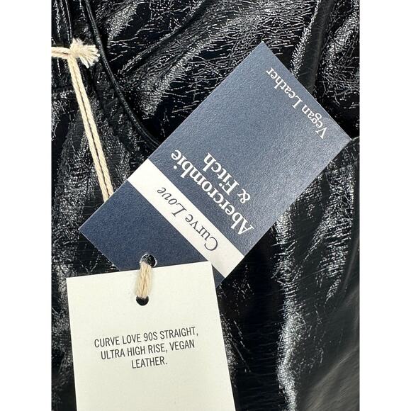 Abercrombie & Fitch Pants Womens 26P 90s Straight Ultra High Rise Curve Love NWT - Picture 4 of 13